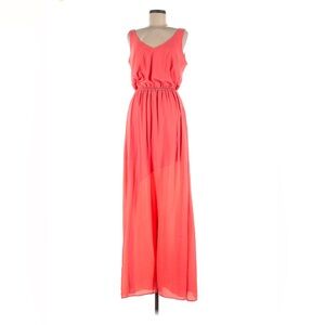 Show Me Your MuMu Pink Maxi Sundress Sleeveless Scoop Neck Wedding Guest